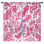 Rideaux de fenêtre à motif floral rose transparent et obscurcissant - 2 panneaux