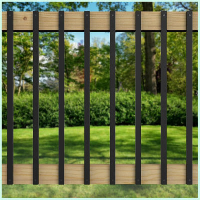 Metal 60 pcs 36'' Deck Balusters Rust Resistant Deck Railing