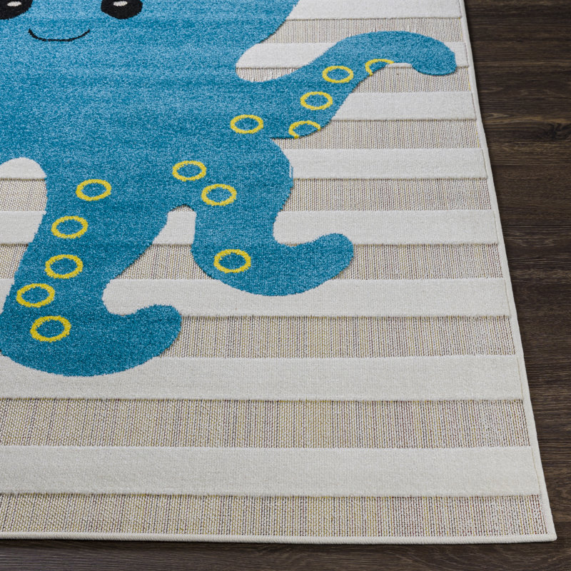 Barga Rectangle Polypropylene Rug, Rectangle 3'11" x 5'7"