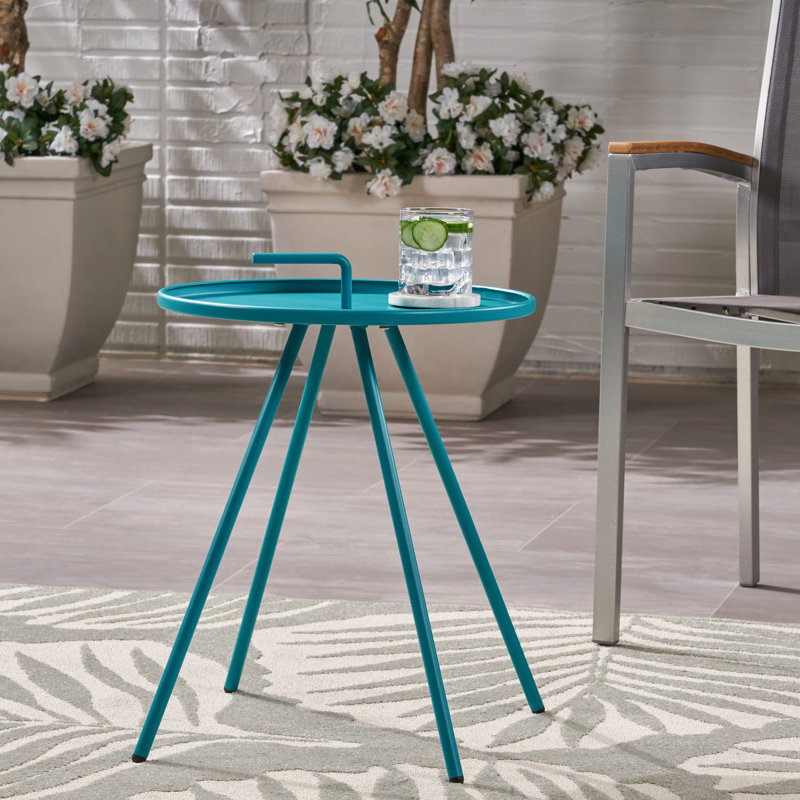 Table d'appoint Vida avec charge sans fil intégrée, conception moderne pour une commodité accrue et un attrait esthétique