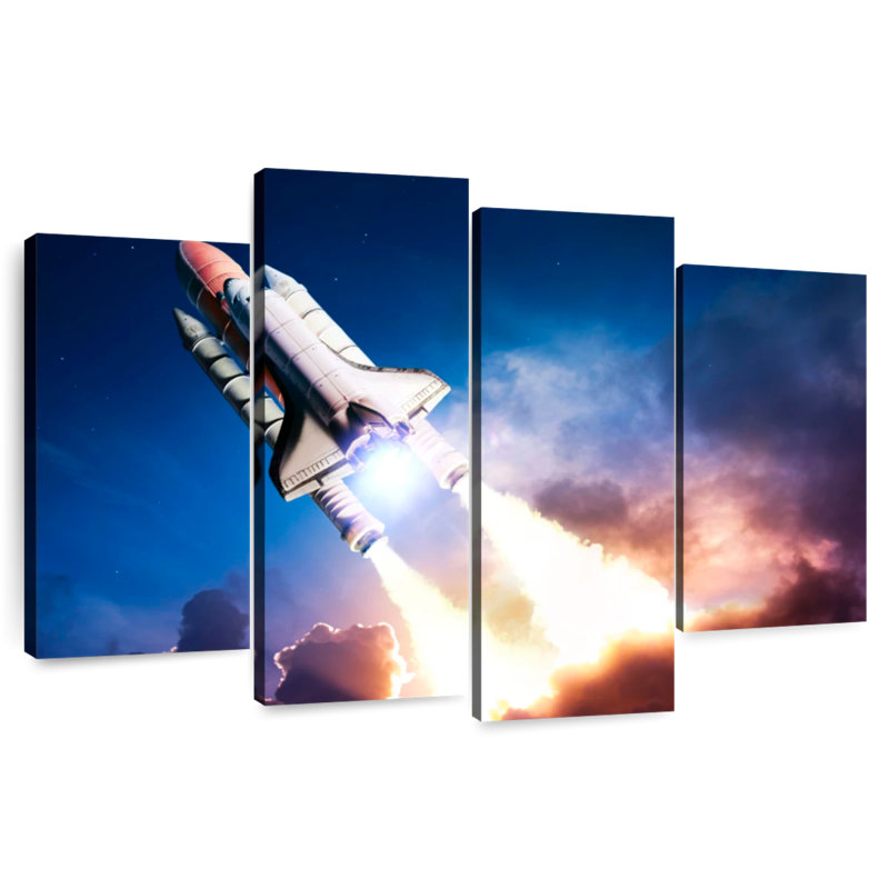 Oberle Mission To Space, 27" H x 43" W