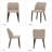 Maleehah Solid Wood Small Upholstered Dining Chair-1812208259