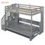 Lit escamotable double sur double avec lève-personne hydraulique et conception de bureau