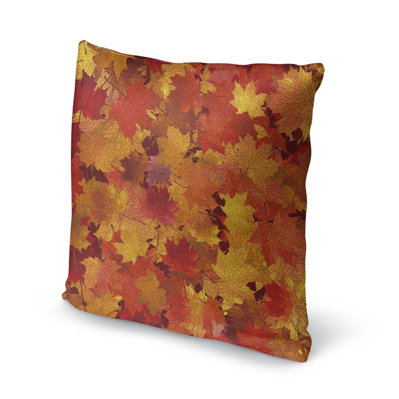 Housse et insert de coussin carré extérieur Autumn Winter Winter, 24" X 24"