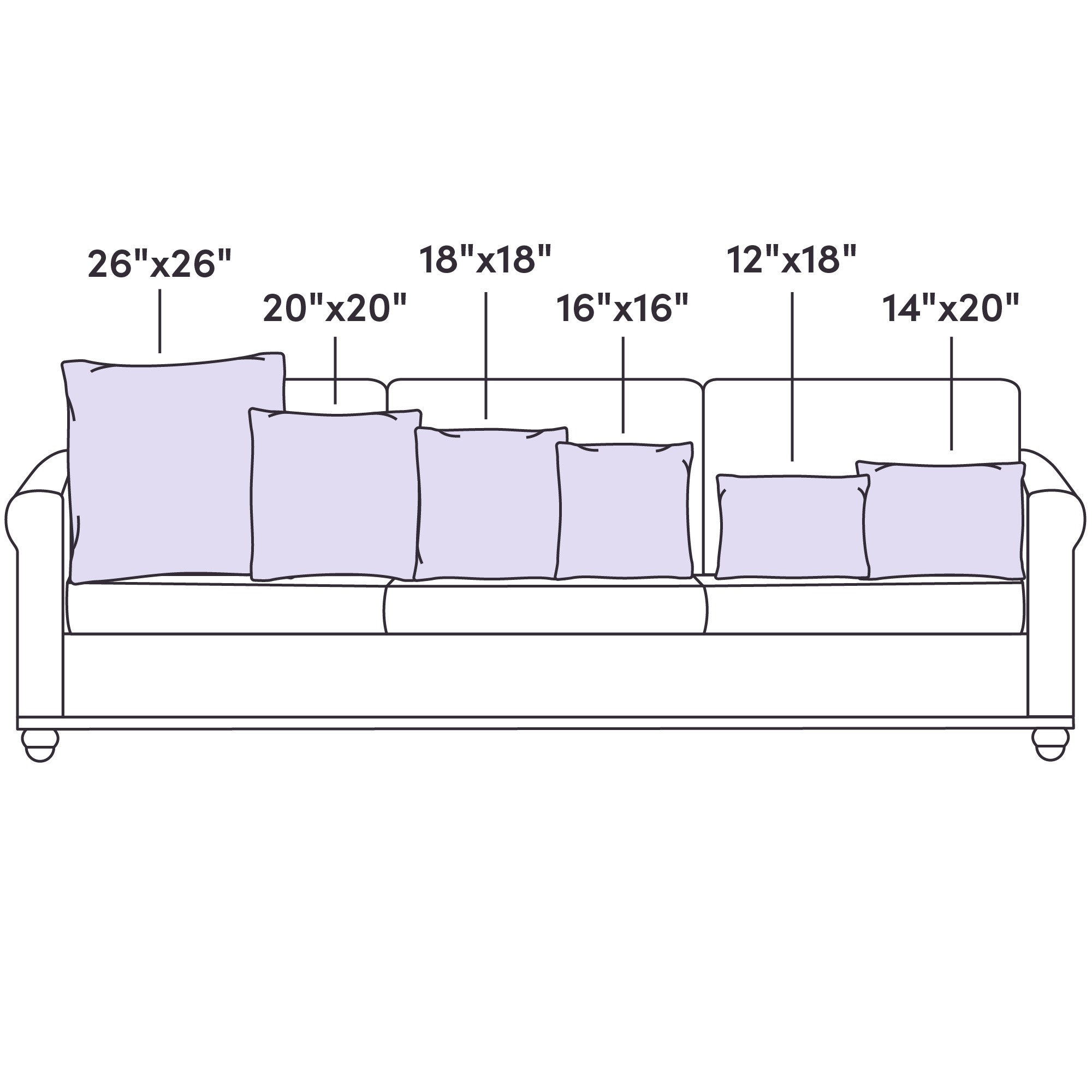 Kappa Geometric Cotton Throw Pillow, 18" x 18", No Fill, Saffron
