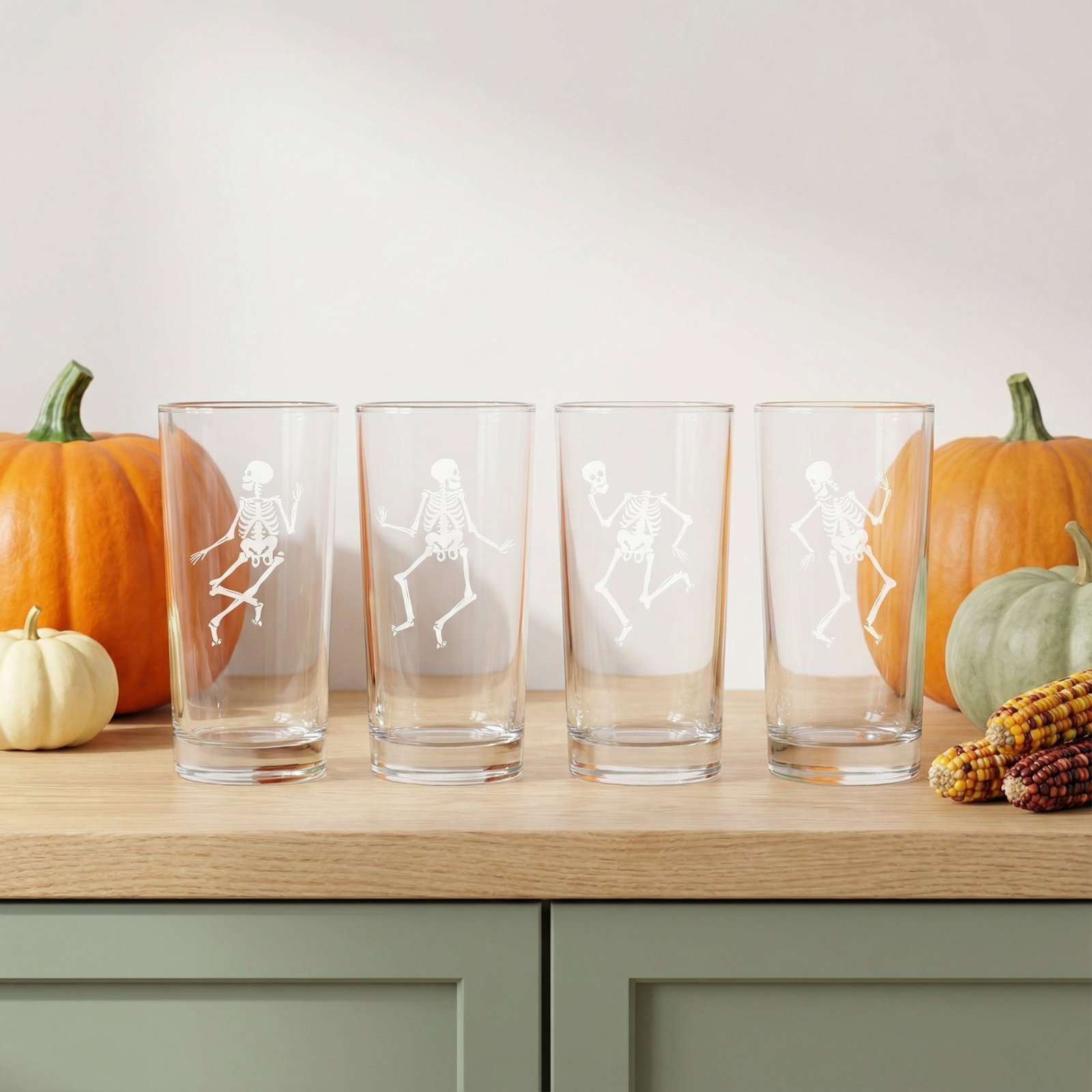 Dance of the Dead Highball Glass