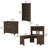 Ozro L-Shape Credenza Desk with Hutch-393286540