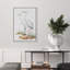 Crane, héron, paire de grues, décor de ferme, animaux de la nature rustique, art moderne, décor douillet encadré sur toile-94585541-94585544