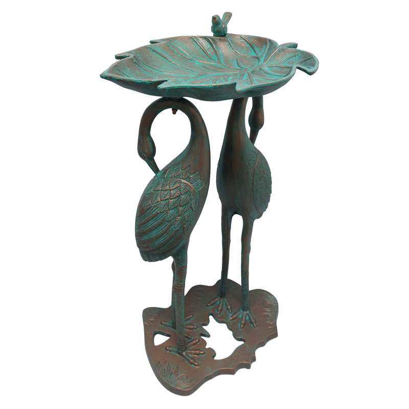 Bain d'oiseaux Cherubino, Cuivre