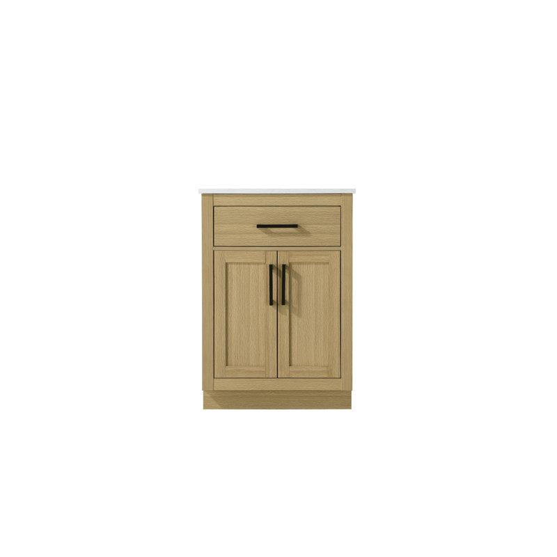 Ahner 24 inch Single Bathroom Vanity, Honey Brown