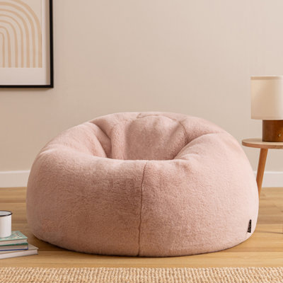 Kingston Faux Rabbit Fur Classic Bean Bag