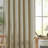 Burlap Look Rod Pocket Linen Textured Curtains-308455433-308455435