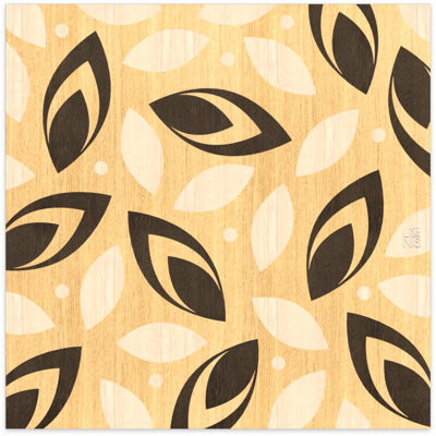 Dolcevita Brio Drops - No Frame Print on Wood