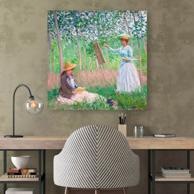 In The Woods At Giverny by Claude Monet - Wrapped Canvas Print
