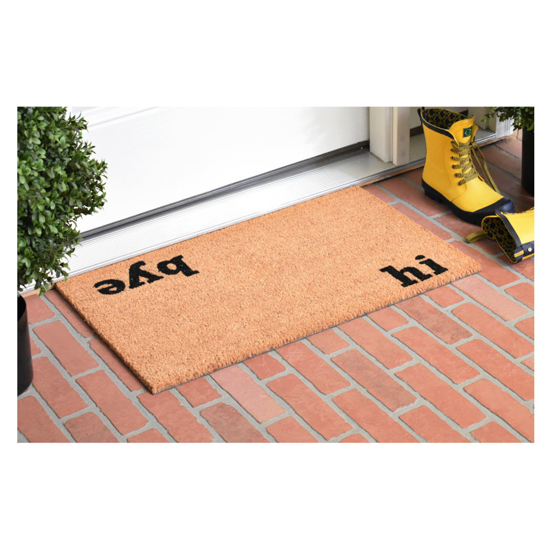 Tapis d'entrée antidérapant Hi Bye 29 po x 17 po, L 36 po x L 72 po