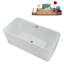 Baignoire autoportante 67 "avec drain interne Streamline-101698713