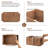 Large  Diaper Caddy Organizer, Paper Rope Storage Baskets Nursery Bin With Removable Divider, Portable Car Organizer For Diapers, Baby Shower Gifts, Newborn Essentials Must Haves-1447961229