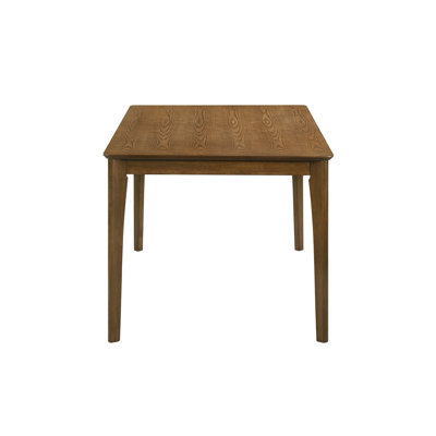 Contemporary Traditional 1pc Rectangular Dining Table Wood Grain Pattern Wooden Dining Room Furniture
