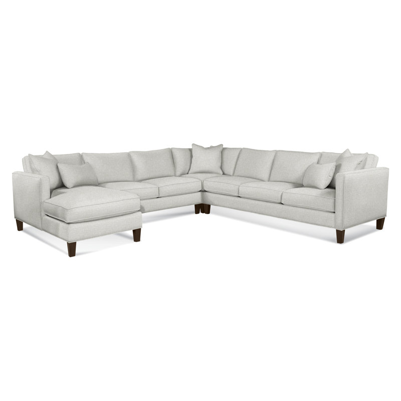 Sectional, Java, Basic Blue; 0317-63, Left Hand Facing