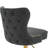 Jiar Swivel Upholstered Adjustable Height Counter Stool with Metal Frame,Dark Gray Bar Stools -2082304901-2082221035