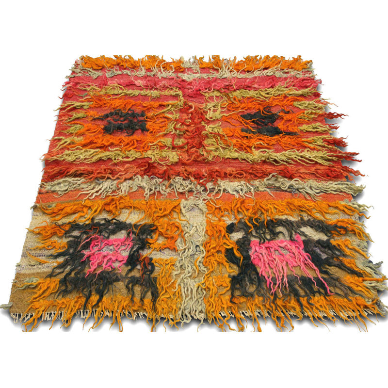 Square One-of-a-Kind 3'8" X 3'9" Area Rug