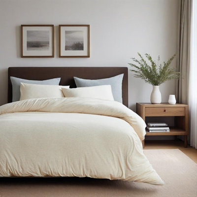 100% Jersey Knit Cotton Duvet Duvet Cover Set