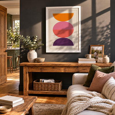 Stacked Semicircles Minimalist - Print