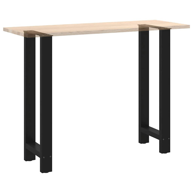 Seaira Coffee Table Legs Steel, 101cm H x 50cm W x 50cm D, Black