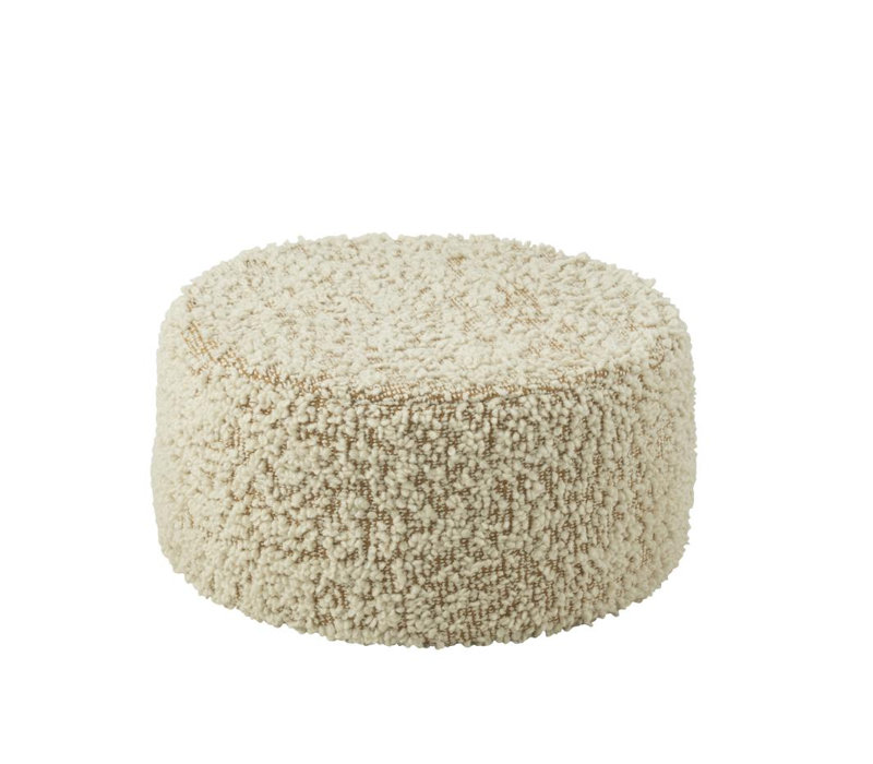 Spring / Summer 2024 60cm Wide Round Solid Colour Pouffe Ottoman