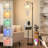 Dimmable Floor Lamp With Shelves, Remote Control & 10 Colors For Living Room, Bedroom