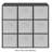 Cheslyn 35.5 " W Shelving Unit