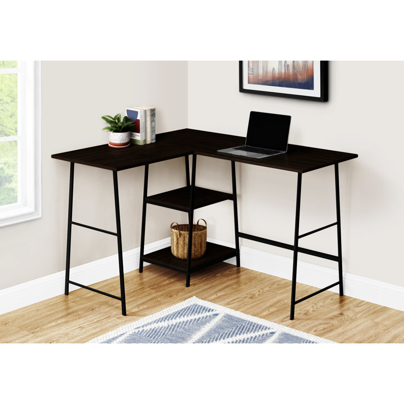 Bureau d'ordinateur, Espresso / Noir