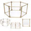 Enclos pour chien transparent, enclos pour animaux transparents, parc à 6 panneaux ajustable-93055483
