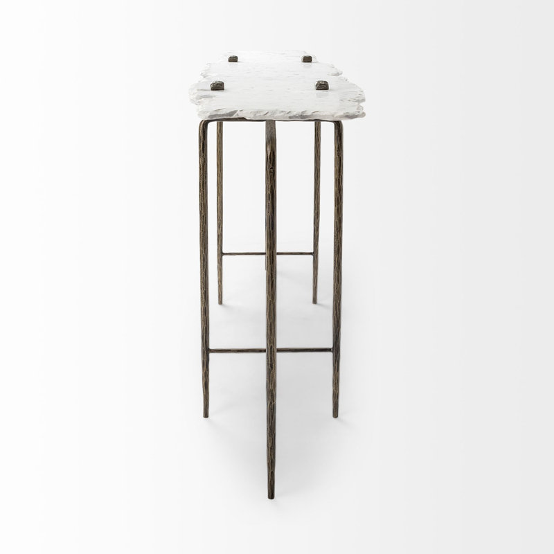 Yair 50'' W Console Table, White
