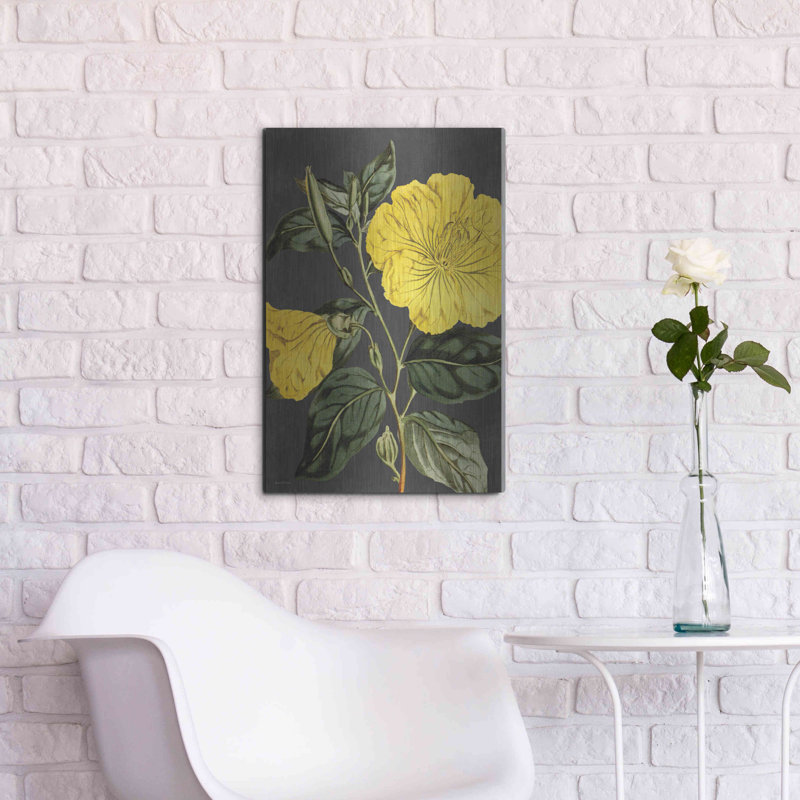Luxe Yellow Art «Yellow Vine» par Lettré et doublé, «Yellow Vine» par Lettré et doublé
