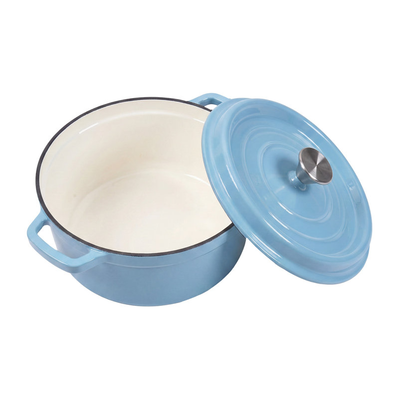 Living And Home 6L Cast Iron Stock Pot