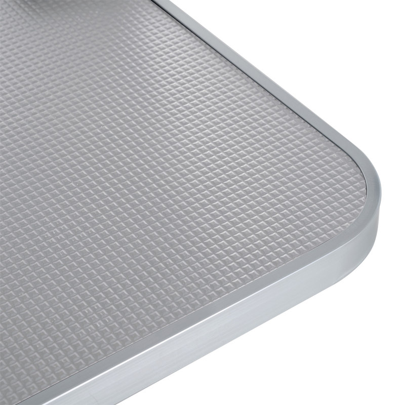 Table de toilettage pour chien pliante 46 po 46 po, Gris argenté
