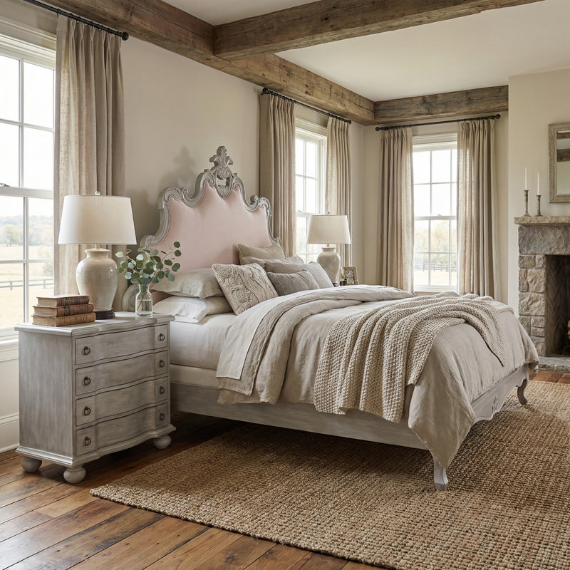 Table de chevet mystique gris Biltmore