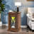 Camilia Block 23.5'' H Farmhouse End Table with Charging Station & LED Lights-1121788044