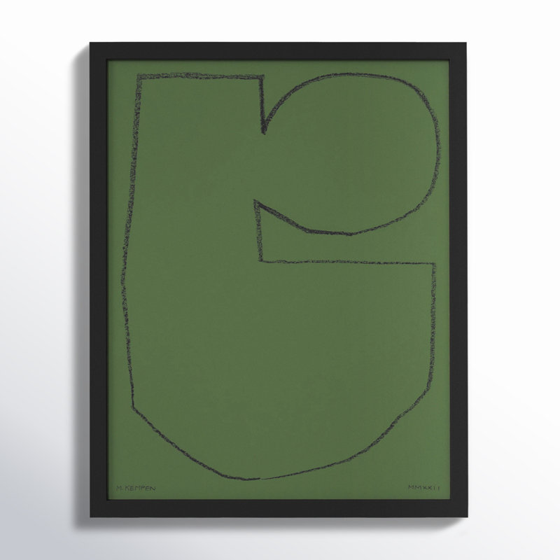 Forest 2 by Michael Kempen, 16" W x 20" H, Black Framed