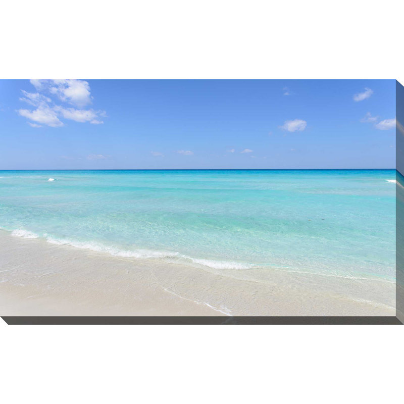 « tropical escapade ii », reproduction de photo sur toile tendue, H 18 po x l 30 po x P 1 po