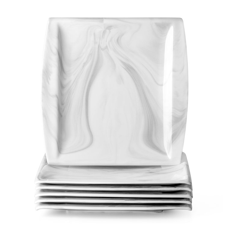 MALACASA Blance Porcelain 12 &10  Serving Plate - On Sale - Bed