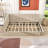 Full Size Upholstered Daybed Frame with Slats-2074700271