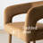 Velvet Upholstered Dining Chairs, Modern Barrel Back Armchairs With Fabric-Wrapped Metal Legs And Gold Caps-629349254