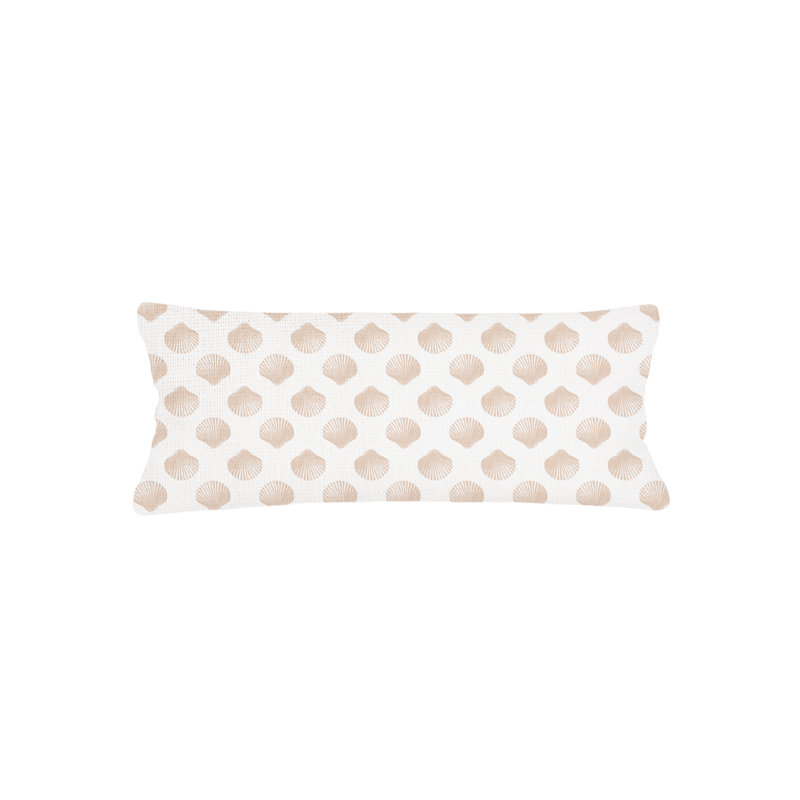 Printed Pillows Linen Pillow Cover & Insert, Beige, Square 26", Down Blend