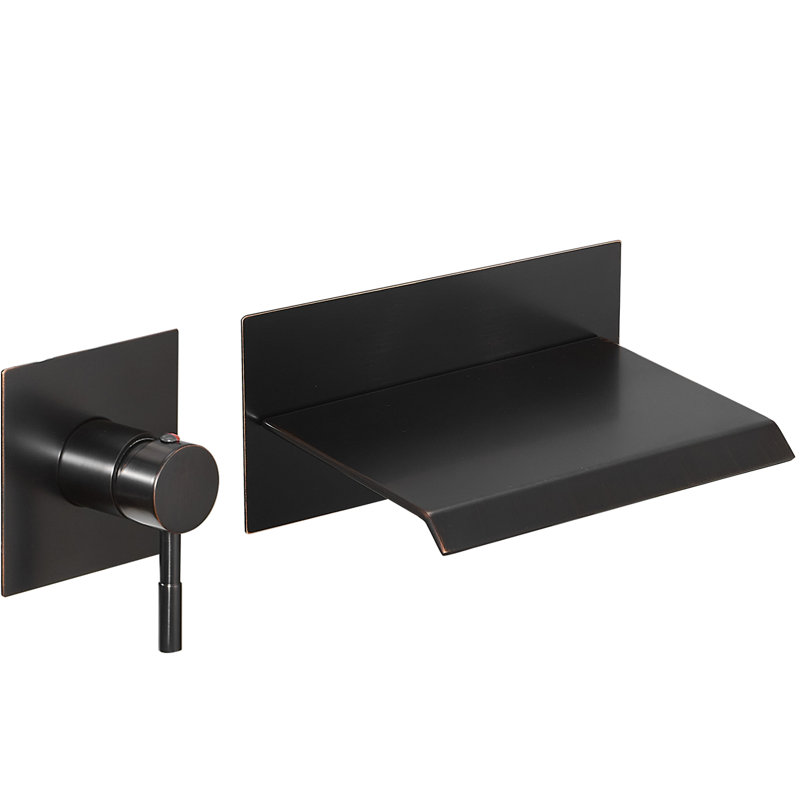 Wall Mounted Optional Single-handle Bathroom Faucet, Oil Rubbed Bronze