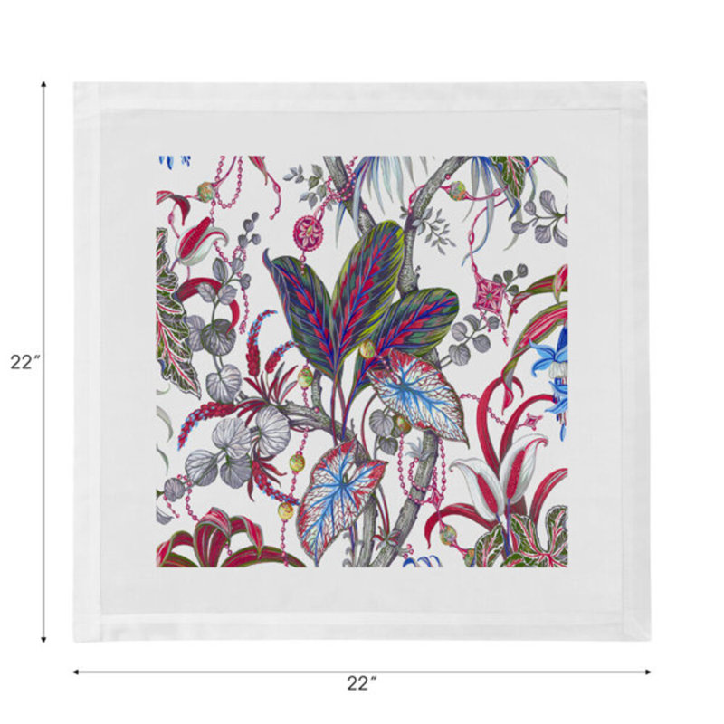 Amazonia Cotton Sateen Dinner Napkins, Aurelia