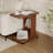 Agripina Mobile 2-Tier Wooden Side Table-984826150