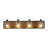 31.5 W 4-Light Farmhouse Faux Wood Grain Vanity Light with Seeded Glass for Bathroom & Mirror-887759153-875365685