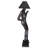 Mademoiselle 76'' Black Traditional Floor Lamp
